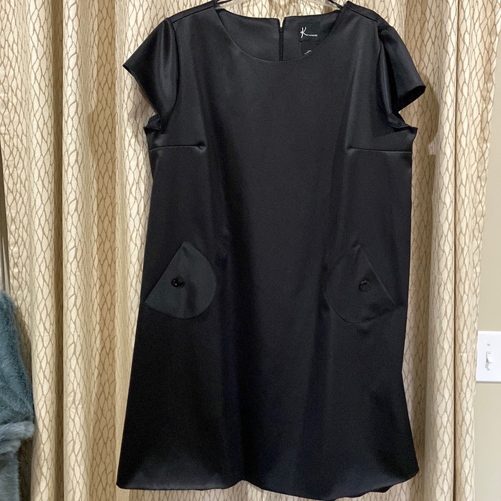 KWoman Black Dress with Pockets Size 24W